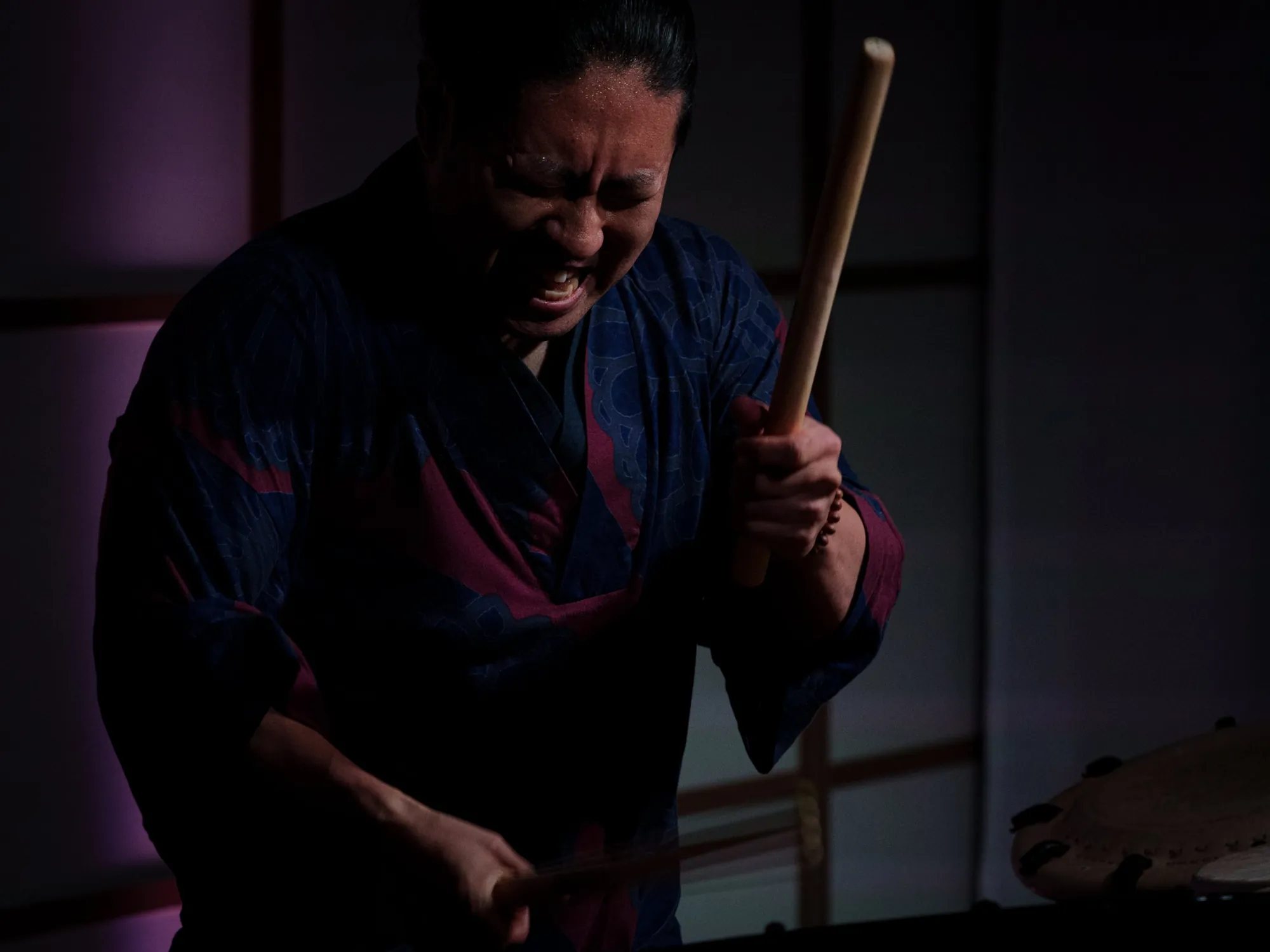 全身で打ち込む木村善幸